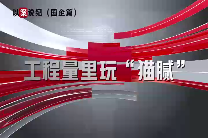 以案說紀(jì)（國企篇）：工程量里玩“貓膩”